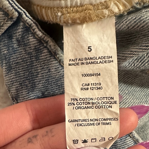 Garage Light Blue Boyfriend Jeans - Picture 5 of 6